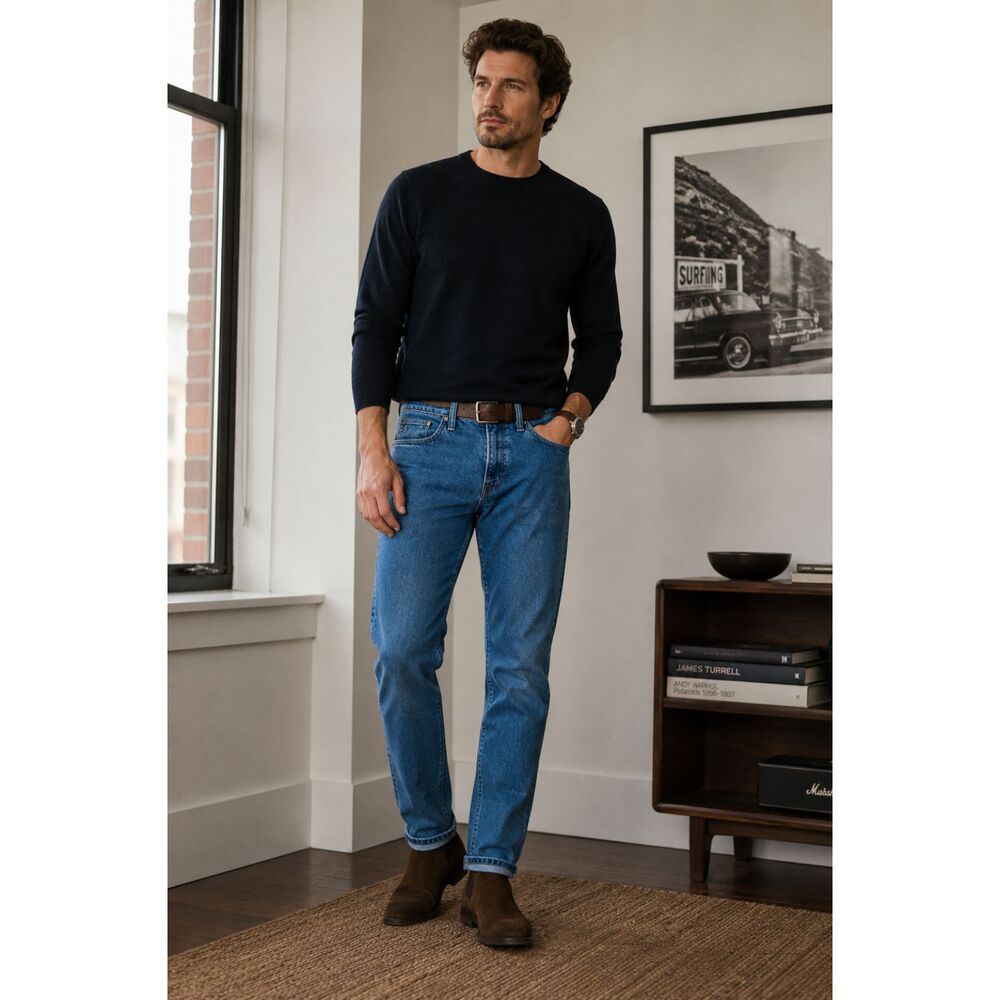 Todd Snyder Blue Stretch 5 Pocket Jeans Pants Trousers   Mens Size 31 x 30